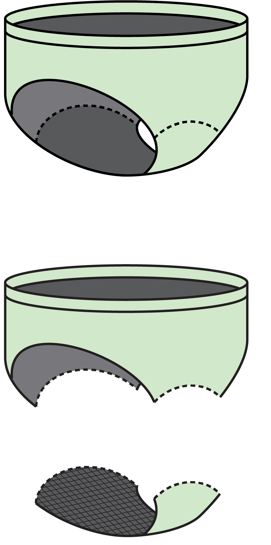Underwear layers illustration