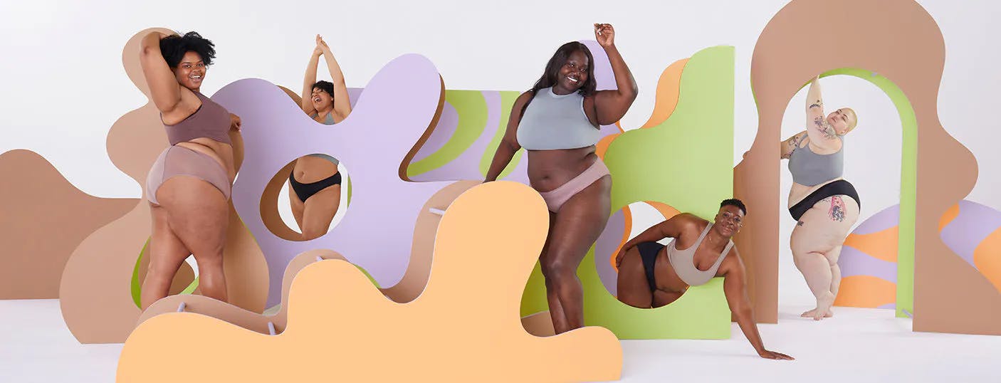 all Thinx styles are now available in sizes X-4X
