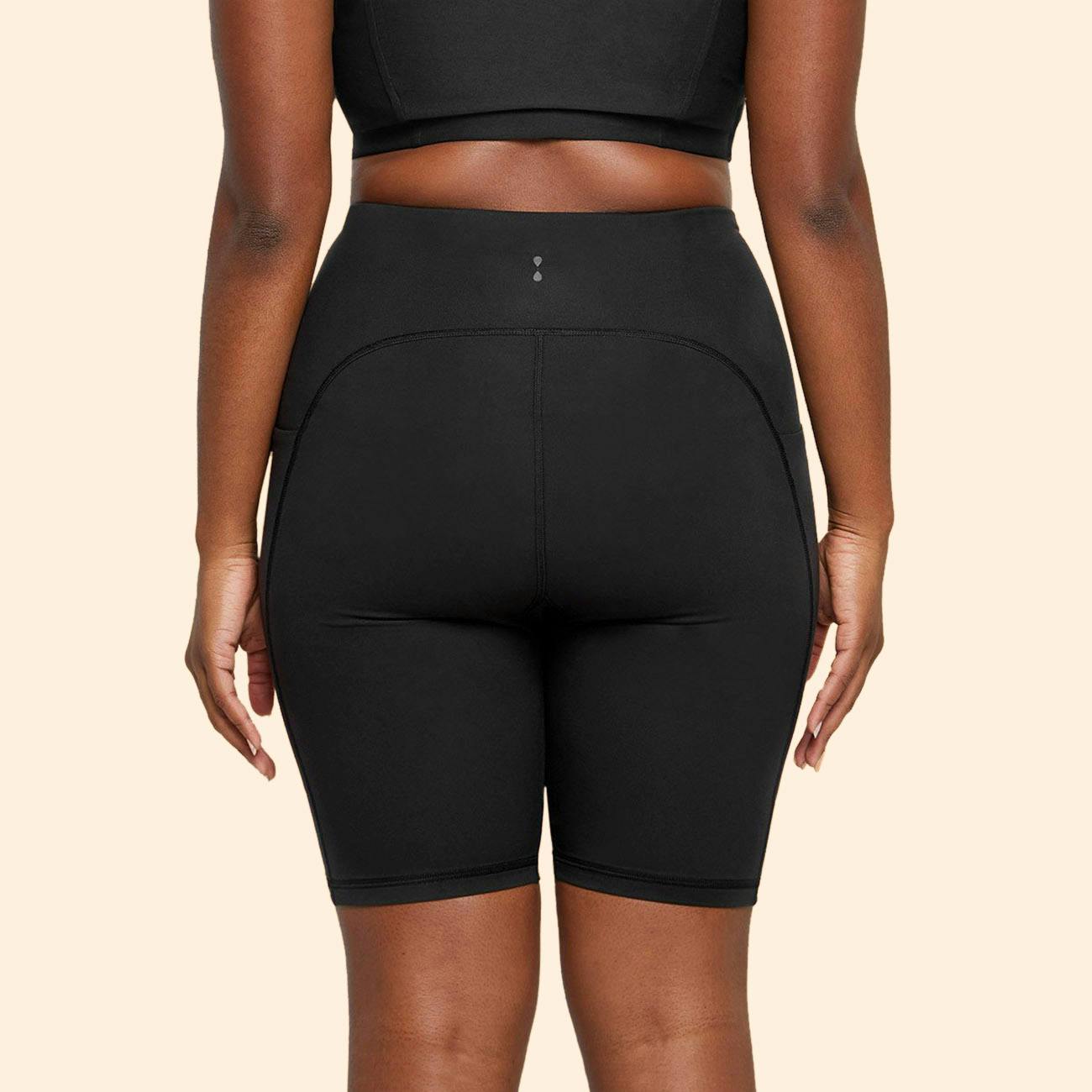 Thinx - Cycle Shorts - Black - Back