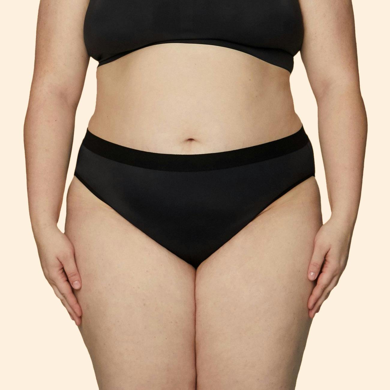 Thinx - French Cut - Black - Front