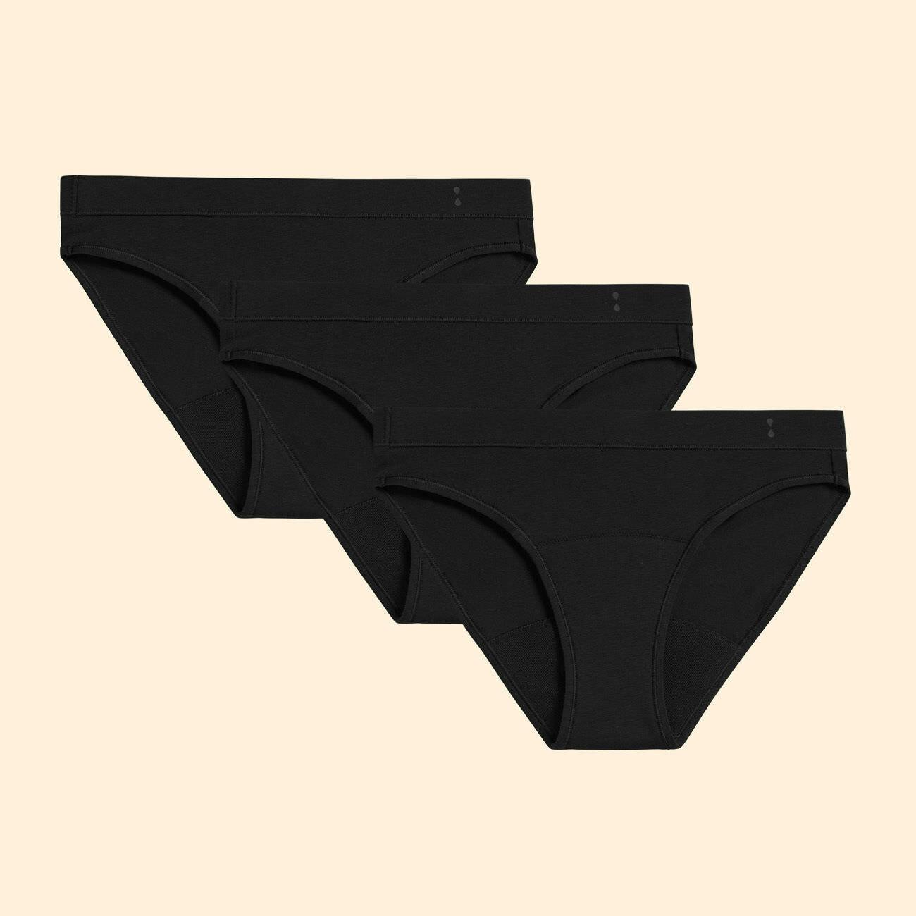 Thinx - TFA Black Super Bikini Set - Flat