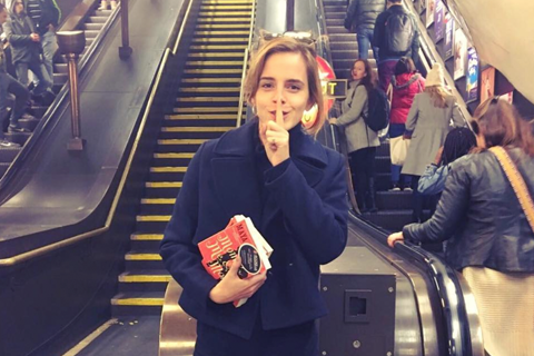 Emma Watson Is The Belle of the Subway Photo